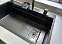 恒洁（HEGII）水槽大单槽 不锈钢纳米涂层飞雨瀑布洗碗洗菜盆厨房水槽HMB913-SN 实拍图
