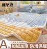 雅鹿A类牛奶绒薄款床垫加绒软垫床褥垫加厚铺底垫褥子可水洗毛毯垫子 牛奶绒床褥-筑梦星空【细腻暖绒】 180*200cm【单床褥】 实拍图