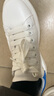 百丽李卿同款休闲鞋小白鞋男夏牛皮舒适厚底休闲板鞋A1160 蓝尾翼 41 实拍图