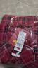 多俏美纯棉夹棉睡衣女加厚保暖加棉袄全棉冬天大码红色家居服本命年套装 TG66046|女套装 XL 实拍图