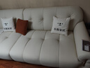 冬熊棉花糖真皮沙发法式奶油风客厅小户型轻奢白色钢琴键云朵沙发 【慵懒加宽版1.15m宽】3.1米 头层真皮【旗舰版】凝胶记忆棉+6CM紫罗兰 实拍图