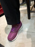 足力健大师老人鞋女中老年健步鞋妈妈鞋宽头运动鞋防滑奶奶鞋子秋冬 A16紫色春秋款 36 实拍图