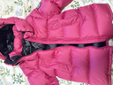 保姆鹅  【风墙】儿童羽绒服宝宝中长款护脸加厚外套保暖童装[NG2664] 石榴粉 110 实拍图