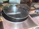 中康铁锅炒锅不粘锅经典款深氮平底锅精铁无涂层电磁炉燃气通用34cm 实拍图