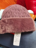 恒源祥帽子女士冬季保暖奶奶加绒针织兔毛毛线帽妈妈帽生日新年礼物 实拍图