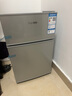 荣事达（Royalstar）小冰箱小型家用出租房双门一级能效宿舍冷藏冷冻两用节能电冰箱 38A122【一级能效】【三天不到1度电】银 实拍图