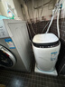 奥克斯（AUX）迷你洗衣机 全自动小型婴儿儿童宝宝内衣波轮洗衣机 带甩干烘干洗脱一体 【国补】4KG洗脱容量白色【洗烘一体】 实拍图