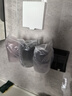 四季沐歌浴室置物架卫生间牙刷架浴室挂件挂钩枪灰多功能免打孔收纳架 实拍图