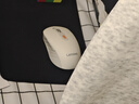 联想（Lenovo）无线蓝牙双模鼠标  便携办公鼠标 人体工程学设计 适用台式机一体机笔记本平板Howard白色 实拍图