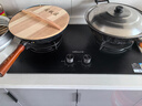 万和燃气灶【蓝莲花C7·无印面板】液化气4.8kW猛火烟灶联动国家补贴20%嵌入式家用煤气双炉具台C7L50 实拍图