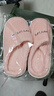 小熊小兔新款秋冬季情侣保暖学生男拖鞋女厚底防滑外穿居家棉拖鞋 小熊小兔棉拖-粉色 38-39 适合37-38 实拍图