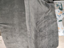 无印良品纯棉枕套A类100%新疆棉枕头套全棉枕巾枕芯套 48x74cm一对装  灰 实拍图