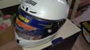 GSB摩托车头盔男女冬季防雾机车赛车大码3C全盔四季通用gsb361 珍珠白(配透明镜片) XL 适合57-58头围 实拍图