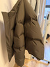 优衣库莫雷加德同款男女装无缝羽绒茄克/老爸评测外套夹克481608 39 棕黑色 M 实拍图