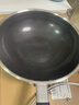 炊大皇炒锅有钛0氟不粘锅316L不锈钢不粘平底炒锅32cm 实拍图