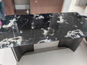 酷比得奢亮光超晶石奢石餐桌椅组合高端意式微晶石大理石长方形 1.6米超晶石餐桌 实拍图