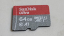 闪迪（SanDisk）64GB TF（MicroSD）内存卡 A1 U1 C10 至尊高速移动版存储卡 读速140MB/s 手机平板游戏机内存卡 实拍图