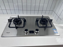 林内（Rinnai）燃气灶家用嵌入式天燃气灶【家电国家补贴20%】台嵌两用5.2kW双眼猛火定时灶具 不锈钢2E08MTX 实拍图