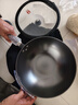 康巴赫（KOBACH）铸铁锅无涂层真不锈生铁锅家用炒菜锅爆炒厚耐用电磁炉燃气灶通用 平底 适用2-5人 32cm 实拍图