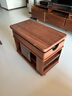 和暄实木可移动茶几家用折叠升降可储物边柜多功能带轮沙发边几小推车 乐旭-新款【胡桃色】 实拍图