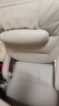 京东京造Z8老板椅真皮椅躺椅 人体工学椅办公椅子电脑椅 头层牛皮 奶咖白 实拍图