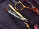 爱德华（EDWARD）黑金理发剪刀家用美发剪刀成人儿童刘海剪碎发剪理发工具套装HJ88 实拍图