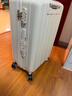 汉客行李箱女拉杆箱男大容量镇店之宝双层拉链密码箱子旅行箱22英寸白 实拍图