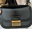 CHARLES&KEITH金属扣翻盖复古豆腐包单肩包包女包生日礼物送女友CK2-80782444 Black黑色 M 实拍图