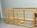 京喜自营-专用品牌狗笼子狗狗围栏室内自由组合中小型犬比熊送货上门 【热销推荐】黄色6片 120*60*60 实拍图