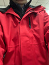 骆驼（CAMEL）三防冲锋衣户外登山服防风防水防污三合一运动外套 AD12263514X,抓绒内胆耀眼红男女 L 实拍图