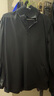 GLM长袖t恤男春秋季翻领长袖polo衫男简约运动上衣打底衫男装黑色L 实拍图