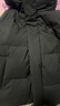 鸭鸭（YAYA）孙颖莎同款反季羽绒服男女短款防风保暖冬季新款韩版宽松面包服 星空黑色 S 【建议90-110斤】 实拍图