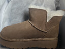 百丽慵懒百搭厚底雪地靴女靴子25冬新增高加绒短靴JD016DD5 可可栗 35 实拍图