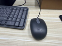 罗技（Logitech）MK106 键鼠套装 有线键鼠套装 办公键鼠套装 电脑键盘 紧凑型 黑色 实拍图