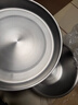 凌丰304不锈钢餐盘子菜碟家用菜盘家用圆盘加厚碟子骨碟菜盆 汤盆-外径24cm 实拍图