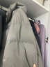 优衣库女装无缝羽绒连帽外套/外套夹克478577 06 铅灰色 M /160/84A 实拍图