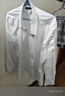 罗蒙（ROMON）纯色商务职业正装男士衬衫工装男装长袖衬衣男CS108 白色 6XL  实拍图