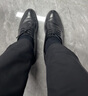 百丽男鞋商务正装皮鞋休闲增高软底真皮鞋10503AM0 黑色-绒里2 42 实拍图
