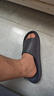 京东京造【泡泡云】踩屎感厚底轻盈防滑外穿拖鞋新款拖鞋男士 灰色44-45 实拍图