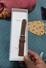 品胜适用华为手表表带Watch5/4/3/GT6/5/Pro/4/3/2真皮表带22mm时尚舒适商务皮革腕带46mm表盘浅棕色 实拍图