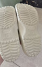 名创优品（MINISO）洞洞鞋男女夏季外穿沙滩凉鞋防滑厚底踩屎感包头凉拖鞋白色40-41 实拍图