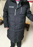 雪中飞秋冬新款时尚休闲舒适廓形男士“H”版型印花立领连帽羽绒服男 钢铁灰|8224 2XL /185/104A 实拍图