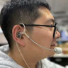 纽曼XLT18 K歌版 有线K歌耳机自带耳返手机麦克风话筒专业录音直播耳麦声卡一体适用苹果华为 银色 实拍图
