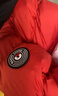保姆鹅  【风墙】儿童羽绒服宝宝中长款护脸加厚外套保暖童装[NG2664] 中国红 120 实拍图