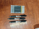 晨光（M&G） 按动中性笔0.5mm黑色签字笔k35子弹头碳素水性笔蓝色红色刷题办公会议黑色水笔 3支黑笔+20支黑色笔芯 实拍图
