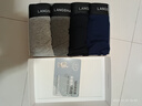 浪莎男士内裤男纯棉10A抗菌平角裤透气中腰男式四角裤男生裤头4条装 实拍图