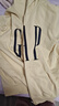 GAP男女装2025秋季新款logo印花抓绒宽松运动连帽衫卫衣786920 米色 L (175/96A) 亚洲尺码 实拍图
