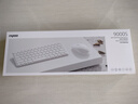 雷柏（Rapoo）9000S 78键无线/蓝牙多模键鼠套装 刀锋超薄紧凑便携无线键盘 支持Windows/MacOS双系统 白色  实拍图