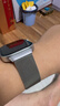 CangHua 适用红米watch6表带 Redmi红米手表5/4表带米兰尼斯金属编织磁吸搭扣可替换腕带 银色 实拍图