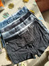 猫人【精梳棉-安心品质】男士内裤男纯棉抗菌蚕丝裆男生四角平角短裤 实拍图